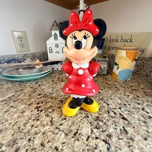 Disney Minnie Mouse Red Dress Figurine with Yellow Shoes